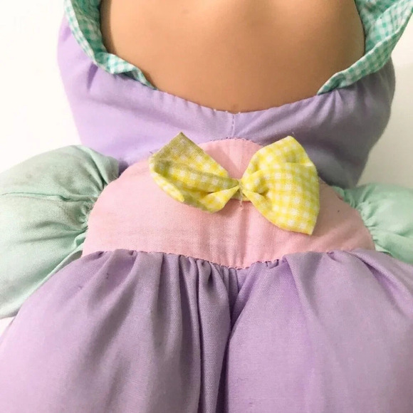 Vintage Doll Soft  Stuffed Squeaker Plush Cloth 14 Inch Puffalump Style - Picture 14 of 16